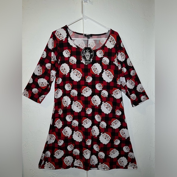 2/$10 SALE - Santa Dress - Picture 1 of 9